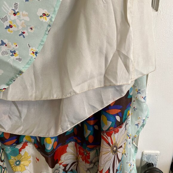 SUNDANCE X JOHNNY WAS SILK MAXI SKIRT size S - Picture 3 of 8